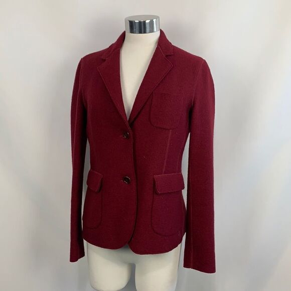 Alberto Aspesi red wool jacket - Picture 1 of 11